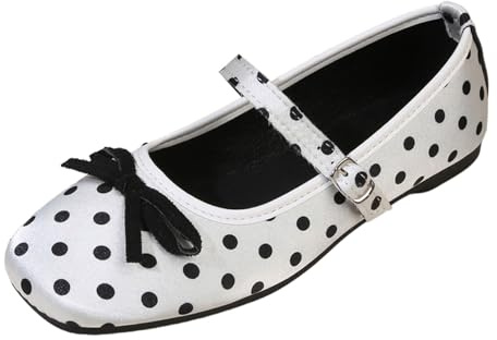 Chaussures traditionnelles Mary Jane pour femme - Avec lanières - Confortables - Élégantes - Ballerines d'été - Ballerines de danse - Pieds larges - Chaussures d'été sportives - Ballerines à lanières