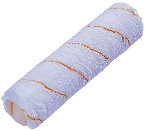 Amtech G4425 230mm (9) x 38mm (1.5) Roller Sleeve, 9mm Microfibre Pile Roller Sleeve, Short Pile Paint Roller for Smooth Paint Surfaces