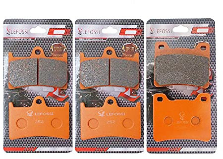 Motorrad Bremsbeläge vorne hinten Für Kompatibel mit Yamaha YZF600 YZF 600 R Thundercat YZF1000 Thunderace YZF 1000 R 1996-2001 2002 2003 XJR1300 XJR 1300 1999-2000 BT 1100 FA252F FA088R