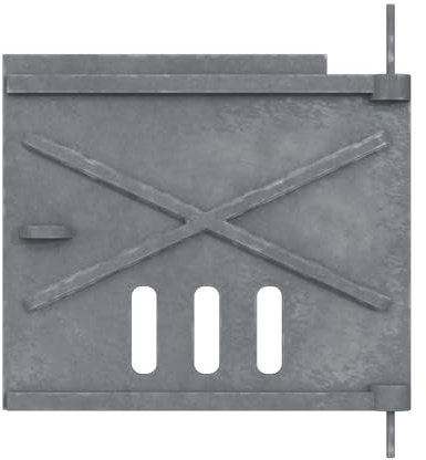 QLS Ofentür Backofentür Kachelofentür Gusseisen Schürtür Revisionstür 20 x 17 cm
