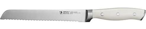 HENCKELS Forged Accent Razor-Sharp 8-inch Bread Knife, Cake Knife, White Handle, German Engineered Informed by 100+ Years of Mastery