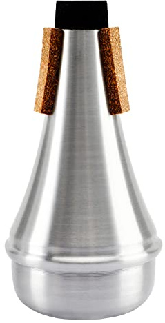 Trumpet Straight Mute, Mini Cup Mute for 3C 5C 7C Bach Trumpet Practice Mouthpiece Beginner Baritone Horn Accessories, Bugle Cornet Kids Trombone Mellophone Brass Instruments Universal Mutes