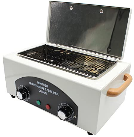 Heissluftsterilisator Sterilisator Dampfsterilisator Sterilisator für Instrumente für Kosmetik Tattoo Friseur Temperaturbereich: 50 bis 220 Grad
