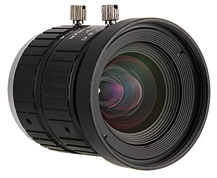 5MP HD Camera, Manual Aperture C Mount Lens 8mm Focal Length