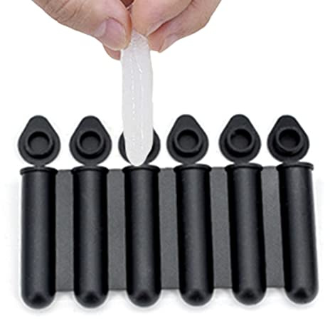 Molde de barra de hielo, moldes de cubitos de hielo pequeños para enfriar botellas de latas de cerveza, Molde de barra de hielo de 6 rejillas para lata de cerveza Wenmin