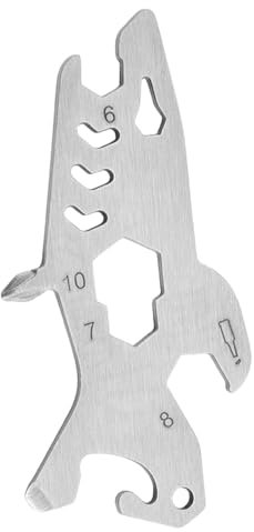 Kreditkarten-Multitool für Herren,Kreditkarten-Multitool | Klappbare Überlebenskarte aus Edelstahl,Weihnachts-Geburtstagsgeschenke für Männer und Frauen, Flaschenöffner-Karte, Multitool, coole Gadgets
