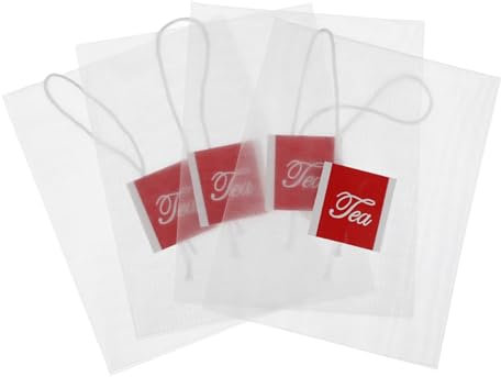 Mobestech 200pezzi Sacchetti Per Tè Naturali Coulisse Bustine Usa Infusi Tè e Tisane Filtri e Resistenti Al