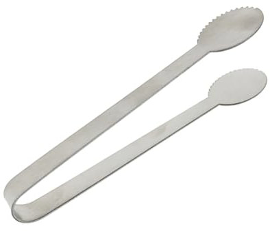 CIYODO pinza per ghiaccio in acciaio inossidabile pinze per utensili da portata sbarra pinze per alimenti non- cubo pinze per zollette di zucchero mini pinza per il ghiaccio