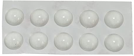 Lot de 10 coussinets adhésifs en silicone pour meubles, claviers, armoires, amortisseurs invisibles