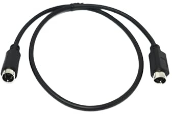 System-S S-Video Cable de 50 cm DIN de 4 pines macho a macho, color negro