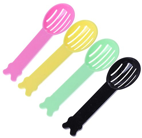YPBEW Pala para de hámster, Pala de baño Hueca, Pala para para Gatos, Pala para excrementos de Perros y Mascotas, Cuchara de baño para Mascotas hámster