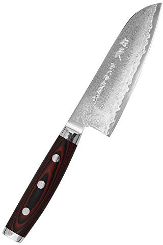 Yaxell Super Gou 161 damaskkniv liten Santoku-kniv – 12,5 cm blad