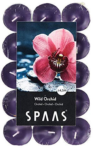 SPAAS 30 Duft-Teelichter, ± 4,5 Stunden - Wild Orchid