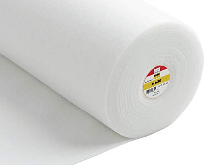 Vlieseline H630 - Bateador de forro polar (10 m, 10 m x 90 cm), color blanco