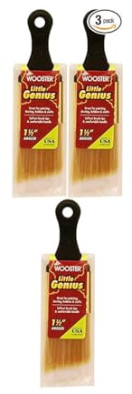 Wooster Brush Q3222-1 1/2 Little Genius Paintbrush, 1 1/2 Inch Pack of 3