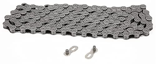 9-fach Fahrradkette Edelstahl Rostfreie Fahrradkette mit Quick Split Kettenglied für Mountainbikes Ebike Kette 9 Fach