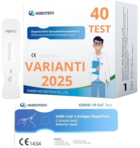WizBiotech Tamponi Rapidi, Tampone rapido Corona 19 Antigen Test, Certificato per Uso Domestico, Test Rapido Identifica le Nuove Varianti (40)