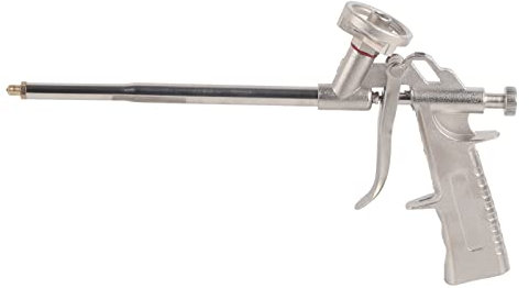 Foam Gun, Professional Expanding Foam Spray Gun Heavy Duty Aluminium Disposable Foam Dispensing Guns Sealant Dispensing PU Insulating Applicator Tool for Caulking, Filling, Sealing