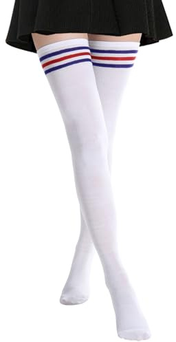 DRESHOW Donna Extra Lunghi Calzini da Ginocchio Coscia Alta Calze Stivali Sopra il Ginocchio