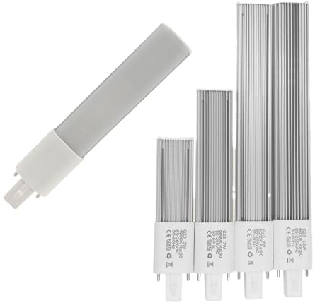 wenwendianzi Lampada da scrivania a LED G23 Ultrasottile 5W 7W 12W 150lm/W Sostituisci la Luce Fluorescente a Risparmio energetico PL CFL(Natural White,Without_12W)