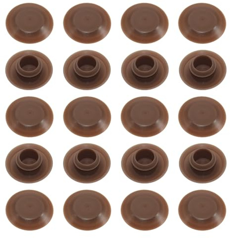 20Pcs Threshold Screw Covers for Door Sill Cap, Door Threshold Plugs for Hiding Screws, Plastic