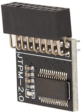 Aumotop Modulo TPM2.0 18 Pin Compatibile con Archiviazione per 10, Modulo di Sicurezza TPM 2.0 Sostitutivo per Supporto Memoria DDR3