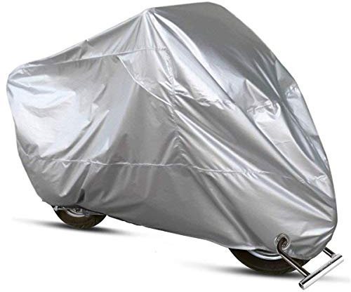 ANFTOP Funda para Moto XL 210D Impermeable Protectora UV los Agujeros Cubierta de Motocicleta Scooter