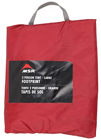 MSR Universal Tent Footprint Tarp, Telo di Impronta Unisex, Rosso, Large-85 x 51