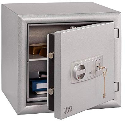 BURG-WÄCHTER Wertschutzschrank Diplomat MTD 750 K - Hochsicherheits-Doppelbartschloss - Möbeltresor - Feuerschutztresor - Widerstandsgrad I - Feuerwiderstand LFS 62