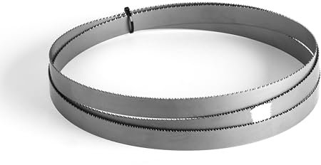 Pack de 3 hojas de sierra de cinta bimetal M42 HSS, con bordes y afilados, para metal, acero, aluminio, precisión y durabilidad, diferentes dimensiones (4 ZpZ, 733 x 13 x 0,60 mm)