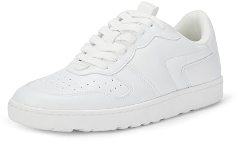 Amazon Essentials Scarpe da Ginnastica Basse Donna, Bianco, 38.5 EU