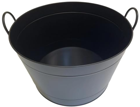 SZLIFE Seau à Cendres en métal pour, brasero, Bol, Pot à feu, brasero pour Jardin, terrasse, Cour