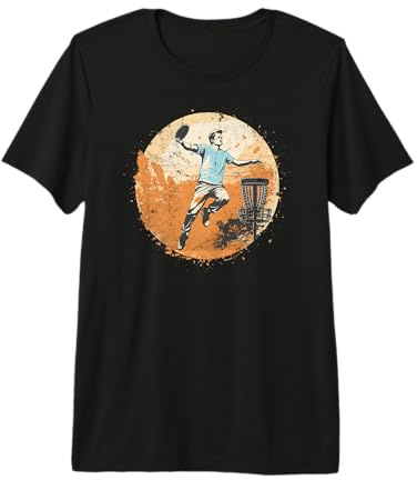 Disc-Golf-Joueur Disc-Golfing Game Vintage Disc-Golf T-Shirt Haut de Gamme