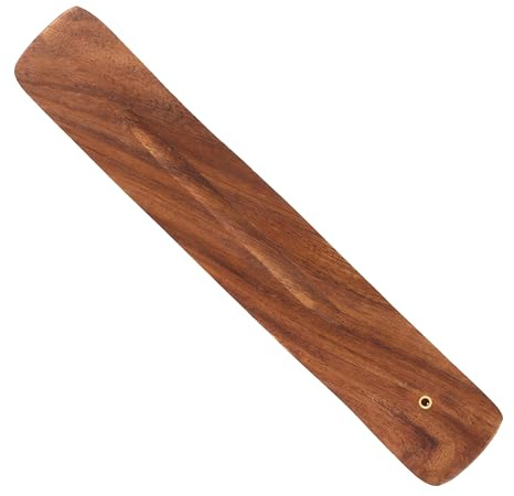 Räucherstäbchenhalter Holz 18 cm schlicht Räucherhilfe Aschefänger