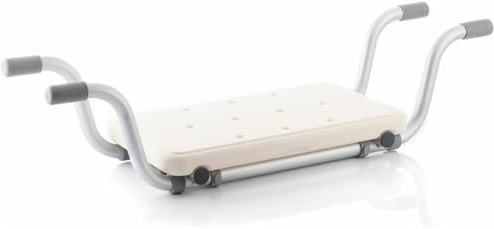 Sedile Vasca da Bagno per Anziani Sgabello da Doccia Antiscivolo Sedia Sospesa Larghezza Regolabile Panca Tavola di Supporto Ausilio Adulti