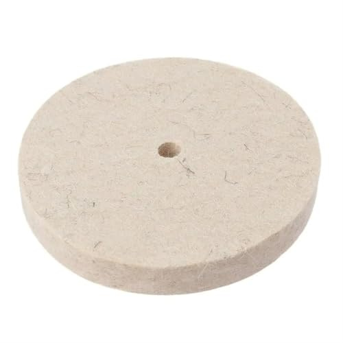 TAZYYZUU 1 pz 75mm/100mm/125mm Mola for Trapano Mola for lucidatura Feltro di Lana tampone for lucidatura Disco abrasivo for smerigliatrice da banco utensile Rotante(75mm)