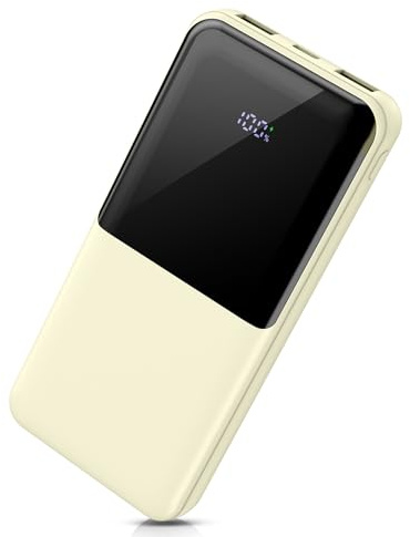 Power Bank 10000mAh, Battery Pack 22.5W Portable Charger Fast Charging 3A USB C Input & Output, PowerBank with LED Display, Mobile Phone Charger Type C for Samsung iPhone 17 16 15 14 Plus Pro Max etc