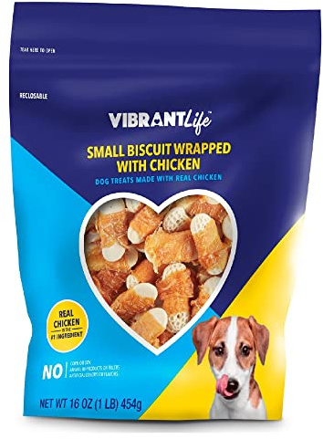 Vibrant Life Small Biscuit Wrapped With Chicken (16 oz) bag