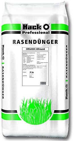HACK PROFI Rasendünger Organic Allround 25 kg Sommerdünger Sportplatzdünger