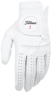 Titleist Perms Soft Golfhandschuh für Herren, Weiß, M/L