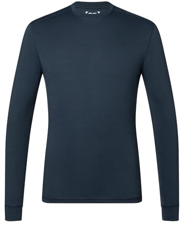 super.natural M TUNDRA175 LS Merino Longsleeve Herren - Herren Langarmshirt aus Merino-Polyester-Mix, Funktionsshirt ideal als Baselayer Unterziehshirt