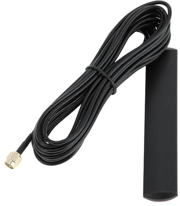 Partuto 1 Pc Antena De Señal Oculta para Parabrisas Universal para Coche Camión Montaje De Antena De Radio Negra 196.9