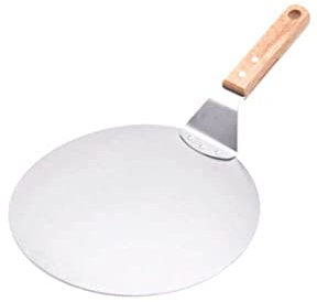 XVHOAB Pizza in Acciaio Inossidabile Pizza Buccia da 25 cm da Forno da Forno a Sollevatore di Sollevatore Torta Vassoio