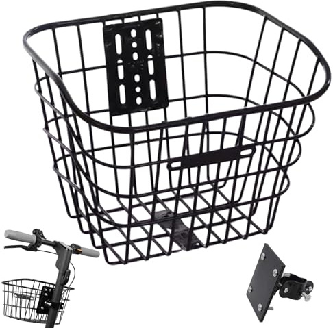 Panier pour Vélo - Panier Scooter | Transport Animaux Amovible pour Chat Chien sur Guidon et Courses Bouteilles d'eau