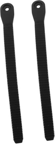 HEMOTON Correas Profesionales para Zapatos de Patines Hebilla de Fijación, Correas de Repuesto Negras de 210 Mm, Accesorios Duraderos para Patinaje en Línea, 2 Piezas Tornillos, Uso