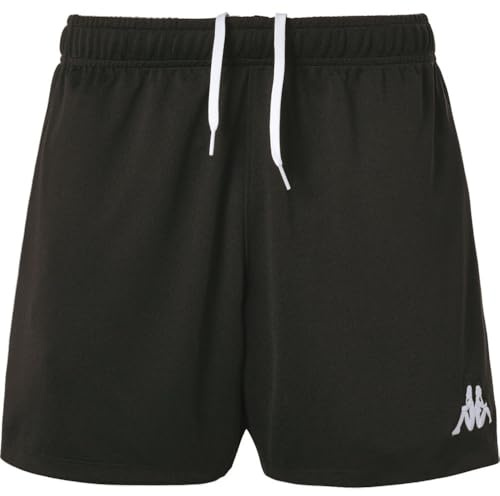 Kappa Sanremo Short Unisexe pour Enfant, Noir, 8 Ans