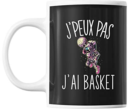 Planetee Mug Basketball j'peux pas Noir