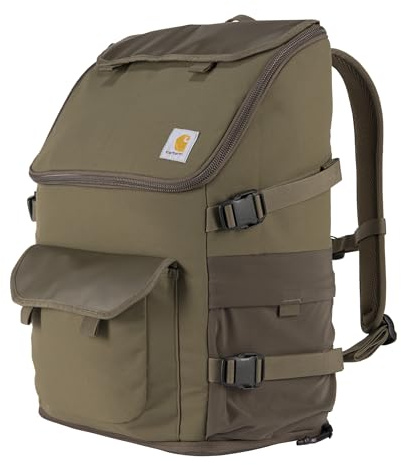 Carhartt, Mochila impermeable unisex de nailon de 35 L, resistente, con funda para portátil de 15 pulgadas, Asfalto, Talla única