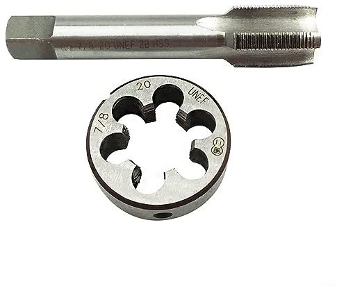 HSS 7/8-20 UNEF Gewindebohrer und 7/8-20 UNEF Schneideisen für die rechte Hand