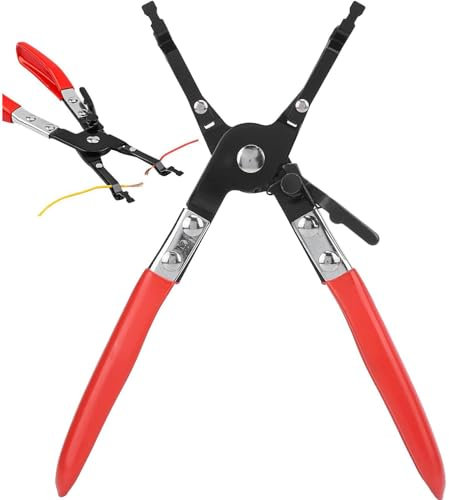 Fopytu Pince à souder pour Voiture, Outil d'aide au ramassage de Pinces de soudage de Fils Multifonctions Pince à souder Les Fils pour Outil de réparation d'entretien Automobile